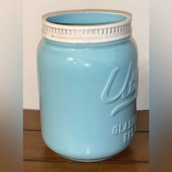 NWT Utensil Glass Crock Holder - Picture 2 of 10